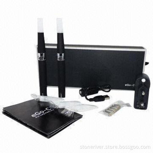 E-cigarettes, 4-piece Atomizer Head/2-piece Atomizer Base/5-pieceTank Cartridge/USB Charger